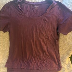 Eddie Bauer Women's Short Sleeve Tee in Rich Purple